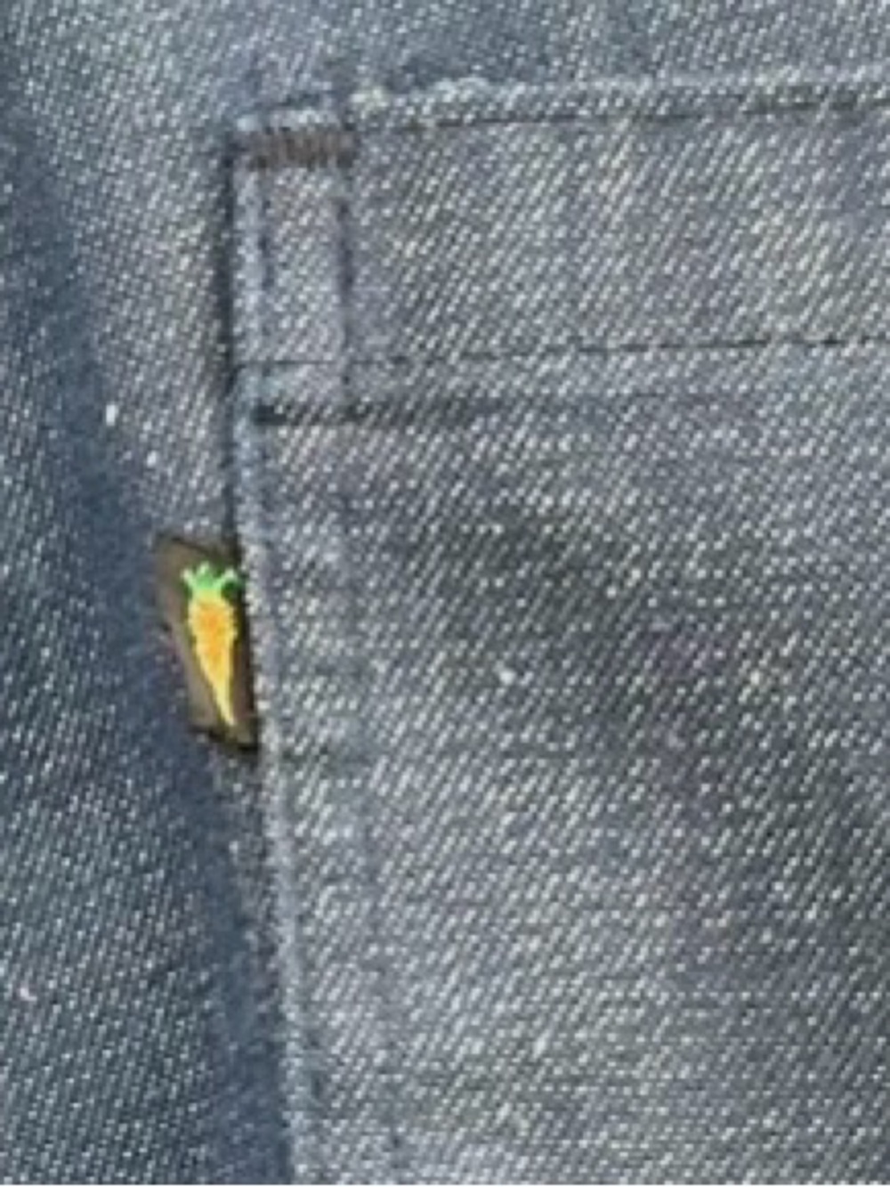Vintage 1970s Levis Fresh Produce Carrot Tab Denim Bells Flare RARE Collectible - Picture 7 of 11